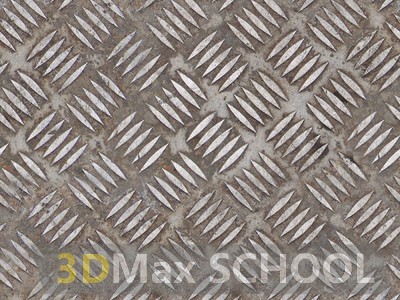 Бесшовные текстуры металлических рифленых плит - 5