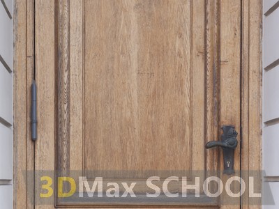 Текстуры деревянных одностворчатых дверей - 14