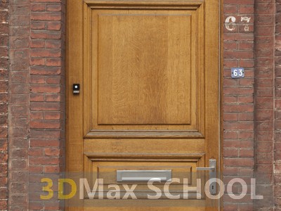 Текстуры деревянных дверей с орнаментами и украшениями - 62