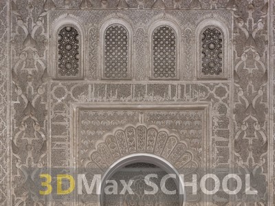 Текстуры старинных орнаментов, узоров и отделки - Мавританские узоры - 19