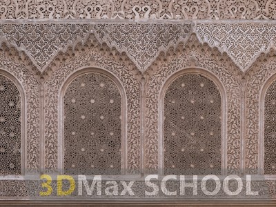 Текстуры старинных орнаментов, узоров и отделки - Мавританские узоры - 24