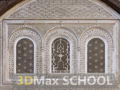 Текстуры старинных орнаментов, узоров и отделки - Мавританские узоры - 28