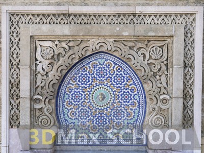 Текстуры старинных орнаментов, узоров и отделки - Мавританские узоры - 7