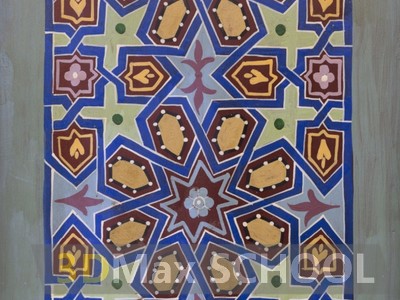 Текстуры старинных орнаментов, узоров и отделки - Мавританские узоры - 92