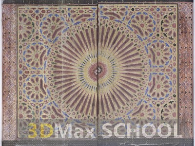 Текстуры старинных орнаментов, узоров и отделки - Мавританские узоры - 103