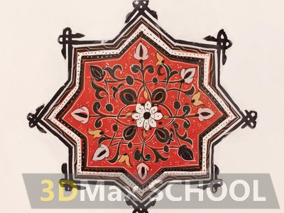 Текстуры старинных орнаментов, узоров и отделки - Мавританские узоры - 77