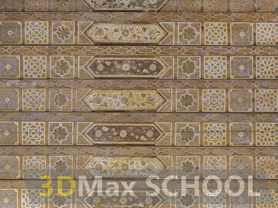 Текстуры старинных орнаментов, узоров и отделки - Мавританские узоры - 104