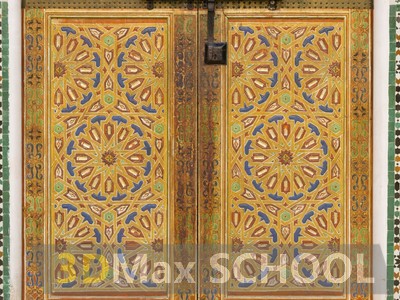 Текстуры старинных орнаментов, узоров и отделки - Мавританские узоры - 106