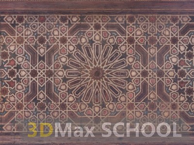 Текстуры старинных орнаментов, узоров и отделки - Мавританские узоры - 116