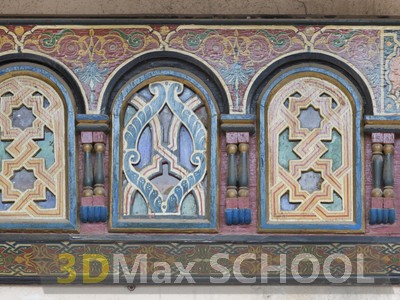 Текстуры старинных орнаментов, узоров и отделки - Мавританские узоры - 117