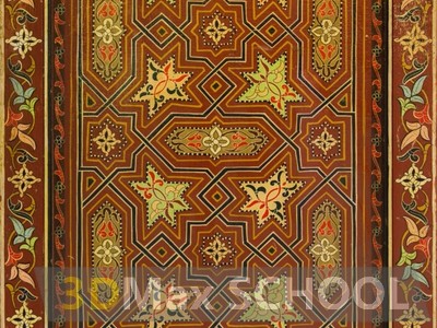 Текстуры старинных орнаментов, узоров и отделки - Мавританские узоры - 118