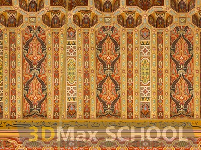 Текстуры старинных орнаментов, узоров и отделки - Мавританские узоры - 120