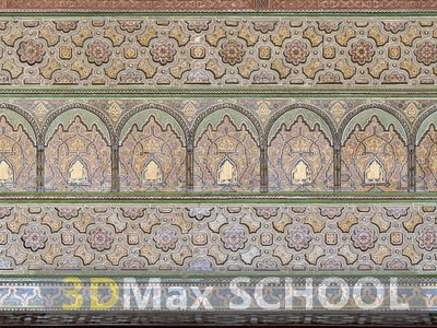 Текстуры старинных орнаментов, узоров и отделки - Мавританские узоры - 121