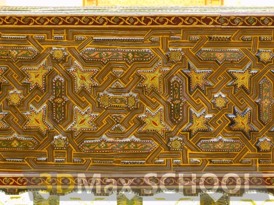 Текстуры старинных орнаментов, узоров и отделки - Мавританские узоры - 124