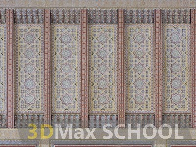Текстуры старинных орнаментов, узоров и отделки - Мавританские узоры - 125