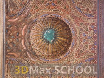 Текстуры старинных орнаментов, узоров и отделки - Мавританские узоры - 126