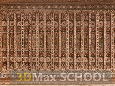 Текстуры старинных орнаментов, узоров и отделки - Мавританские узоры - 127