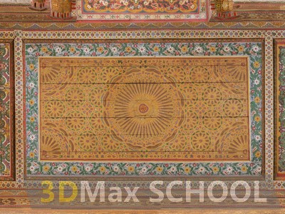 Текстуры старинных орнаментов, узоров и отделки - Мавританские узоры - 129