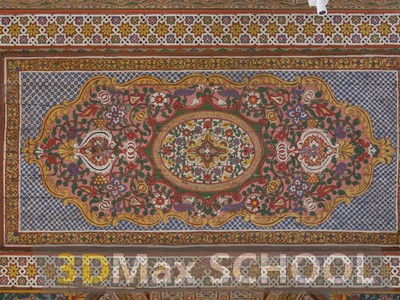 Текстуры старинных орнаментов, узоров и отделки - Мавританские узоры - 131