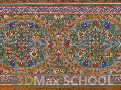 Текстуры старинных орнаментов, узоров и отделки - Мавританские узоры - 132