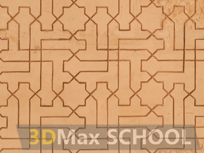 Текстуры старинных орнаментов, узоров и отделки - Мавританские узоры - 148