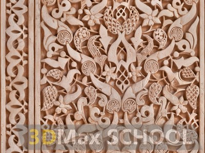 Текстуры старинных орнаментов, узоров и отделки - Мавританские узоры - 151
