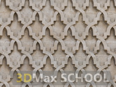 Текстуры старинных орнаментов, узоров и отделки - Мавританские узоры - 156