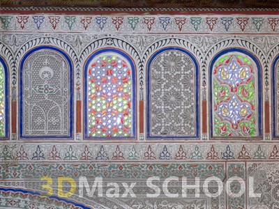 Текстуры старинных орнаментов, узоров и отделки - Мавританские узоры - 160