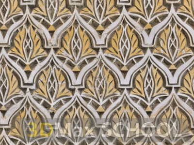 Текстуры старинных орнаментов, узоров и отделки - Мавританские узоры - 163