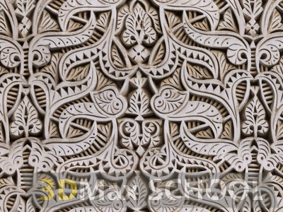 Текстуры старинных орнаментов, узоров и отделки - Мавританские узоры - 166