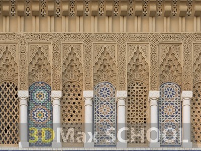 Текстуры старинных орнаментов, узоров и отделки - Мавританские узоры - 175