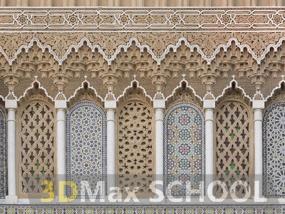 Текстуры старинных орнаментов, узоров и отделки - Мавританские узоры - 176