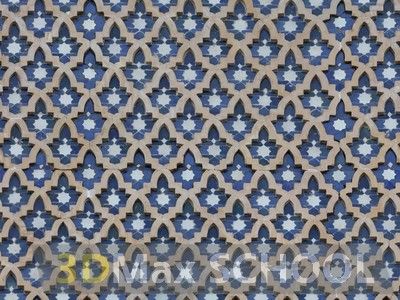 Текстуры старинных орнаментов, узоров и отделки - Мавританские узоры - 180