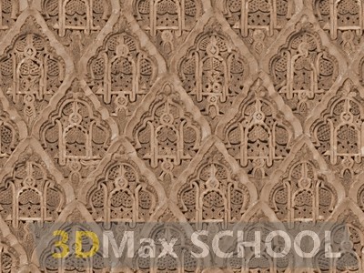 Текстуры старинных орнаментов, узоров и отделки - Мавританские узоры - 183