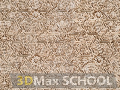 Текстуры старинных орнаментов, узоров и отделки - Мавританские узоры - 141