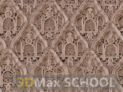Текстуры старинных орнаментов, узоров и отделки - Мавританские узоры - 186