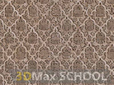 Текстуры старинных орнаментов, узоров и отделки - Мавританские узоры - 188