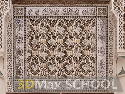 Текстуры старинных орнаментов, узоров и отделки - Мавританские узоры - 191