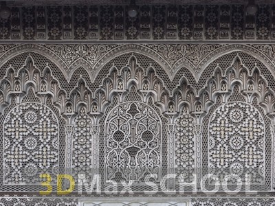 Текстуры старинных орнаментов, узоров и отделки - Мавританские узоры - 192