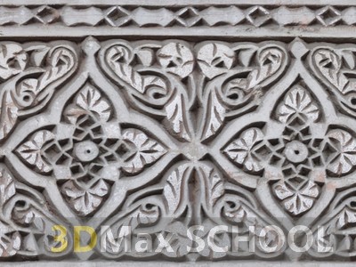 Текстуры старинных орнаментов, узоров и отделки - Мавританские узоры - 193