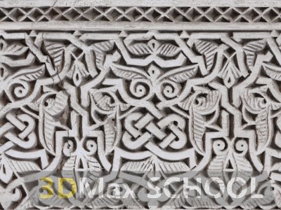Текстуры старинных орнаментов, узоров и отделки - Мавританские узоры - 195