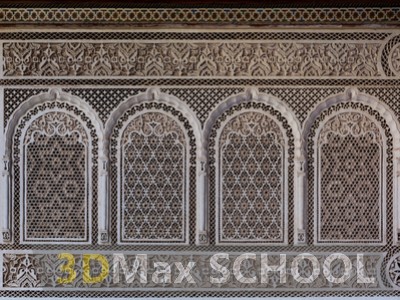 Текстуры старинных орнаментов, узоров и отделки - Мавританские узоры - 198