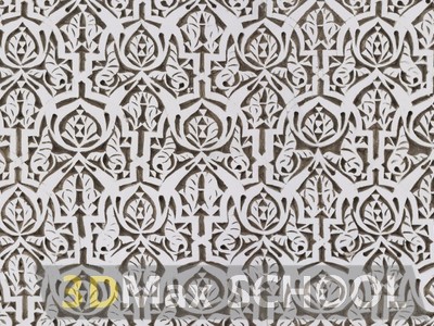 Текстуры старинных орнаментов, узоров и отделки - Мавританские узоры - 204