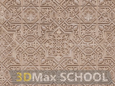 Текстуры старинных орнаментов, узоров и отделки - Мавританские узоры - 143