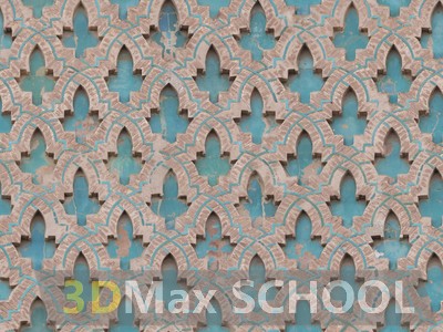 Текстуры старинных орнаментов, узоров и отделки - Мавританские узоры - 207