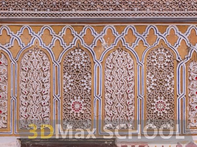 Текстуры старинных орнаментов, узоров и отделки - Мавританские узоры - 210