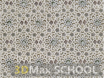 Текстуры старинных орнаментов, узоров и отделки - Мавританские узоры - 218