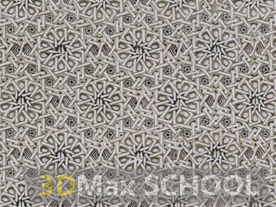 Текстуры старинных орнаментов, узоров и отделки - Мавританские узоры - 219