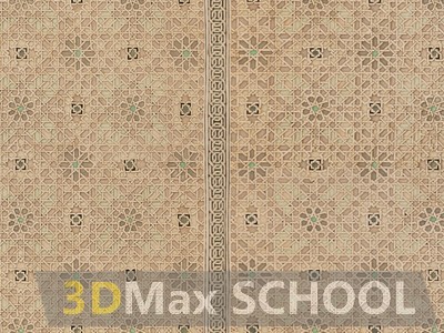 Текстуры старинных орнаментов, узоров и отделки - Мавританские узоры - 222
