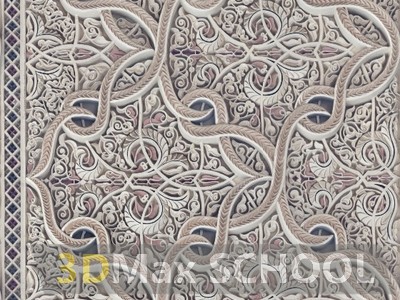 Текстуры старинных орнаментов, узоров и отделки - Мавританские узоры - 223